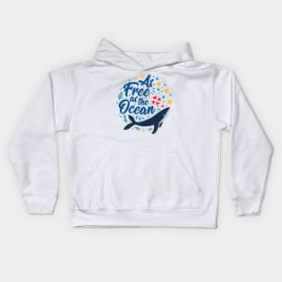 As Free as the Ocean Kids Hoodie